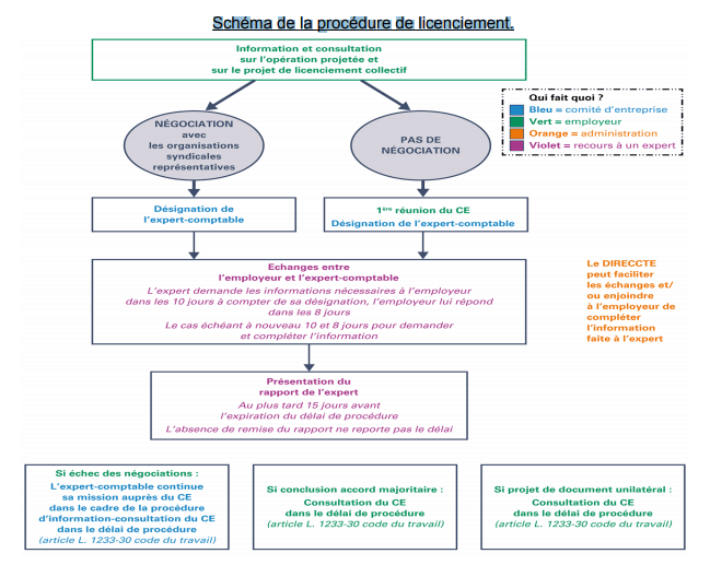 Schéma Procédure Licenciement économique Collectif Moins De 10 Salariés